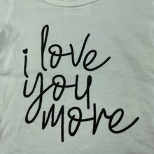 Load image into Gallery viewer, unisex Higgledee, white cotton bodysuit / romper, GUC, size 00,  