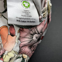 Load image into Gallery viewer, Girls Snuggle Hunny, floral organic cotton blend romper / growsuit, EUC, size 0000,  