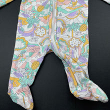 Load image into Gallery viewer, Girls Target, stretchy zip coverall / romper, GUC, size 0000,  