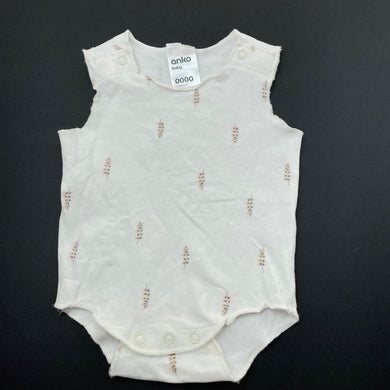 Girls Anko, stretchy singletsuit / romper, GUC, size 0000,  