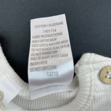 Load image into Gallery viewer, Girls Dymples, ribbed ruffle bodysuit / romper, FUC, size 0000,  