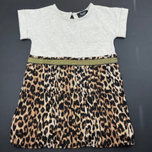 Load image into Gallery viewer, Girls Bardot Junior, cotton lined spliced party dress, EUC, size 3, L: 45cm