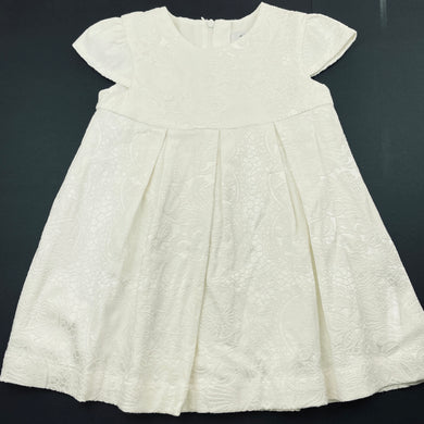 Girls Bebe by Minihaha, cotton lined floral party dress, EUC, size 1, L: 43cm