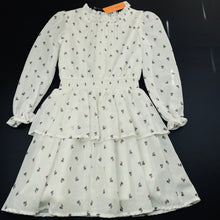 Load image into Gallery viewer, Girls Target, cotton lined lightweight floral party dress, NEW, size 7, L: 65cm