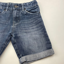 Load image into Gallery viewer, Boys Breakers, blue denim jean shorts, adjustable, FUC, size 7,  
