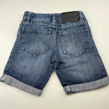 Load image into Gallery viewer, Boys Breakers, blue denim jean shorts, adjustable, FUC, size 7,  