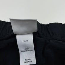 Load image into Gallery viewer, Boys KID, black cotton casual shorts, elasticated, EUC, size 8,  