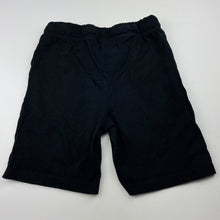 Load image into Gallery viewer, Boys KID, black cotton casual shorts, elasticated, EUC, size 8,  
