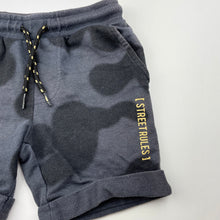 Load image into Gallery viewer, Boys Bad Boy, grey casual shorts, elasticated, FUC, size 3,  