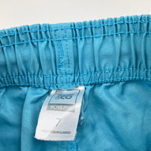 Load image into Gallery viewer, Boys Clothing &amp; Co, lightweight board shorts, elasticated, GUC, size 7,  