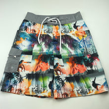 Load image into Gallery viewer, Boys Urban Supply, lightweight board shorts, adjustable, EUC, size 8,  