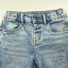Load image into Gallery viewer, Boys Anko, blue stretch denim shorts, adjustable, FUC, size 3,  