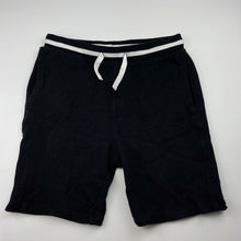 Load image into Gallery viewer, Boys Anko, black cotton casual shorts, elasticated, EUC, size 12,  