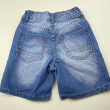 Load image into Gallery viewer, Boys Cotton On, blue denim shorts, adjustable, FUC, size 4,  