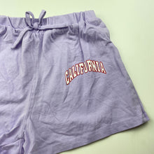 Load image into Gallery viewer, Girls SHEIN, purple casual shorts, elasticated, EUC, size 8,  