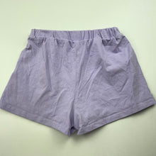 Load image into Gallery viewer, Girls SHEIN, purple casual shorts, elasticated, EUC, size 8,  