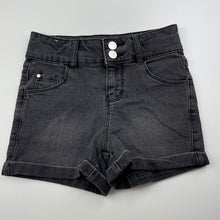 Load image into Gallery viewer, Girls Anko, stretch denim shorts, adjustable, GUC, size 8,  