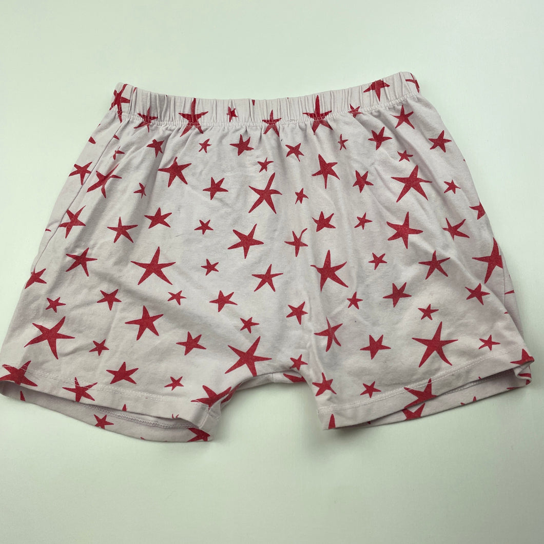 Girls Cotton On, pink pyjama shorts, elasticated, FUC, size 5,  