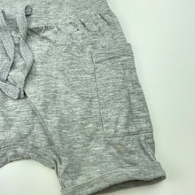 Load image into Gallery viewer, unisex Dymples, grey marle shorts, elasticated, GUC, size 2,  