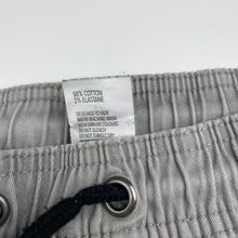 Load image into Gallery viewer, Boys Clothing &amp; Co, grey stretch cotton shorts, elasticated, GUC, size 16,  