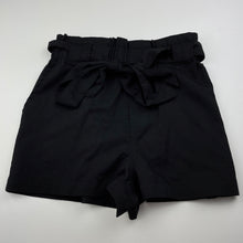 Load image into Gallery viewer, Girls Mooloola, black shorts, elasticated, EUC, size 8,  
