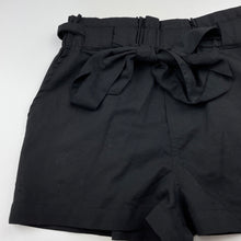 Load image into Gallery viewer, Girls Mooloola, black shorts, elasticated, EUC, size 8,  