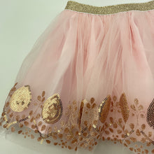Load image into Gallery viewer, Girls Cotton On, Little Princess lined tulle &amp; sequin skirt, elasticated, EUC, size 1-2,  