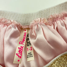 Load image into Gallery viewer, Girls Cotton On, Little Princess lined tulle &amp; sequin skirt, elasticated, EUC, size 1-2,  