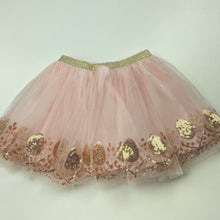Load image into Gallery viewer, Girls Cotton On, Little Princess lined tulle &amp; sequin skirt, elasticated, EUC, size 1-2,  