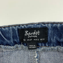 Load image into Gallery viewer, Boys Bardot Junior, blue denim jeans, adjustable, Inside leg: 35.5cm, FUC, size 3,  