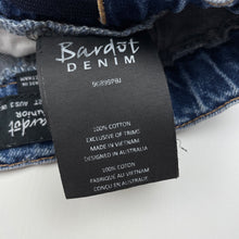 Load image into Gallery viewer, Boys Bardot Junior, blue denim jeans, adjustable, Inside leg: 35.5cm, FUC, size 3,  