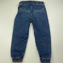 Load image into Gallery viewer, Boys Bardot Junior, blue denim jeans, adjustable, Inside leg: 35.5cm, FUC, size 3,  