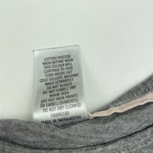 Load image into Gallery viewer, Girls Target, grey long sleeve t-shirt / top, rabbit, FUC, size 2,  