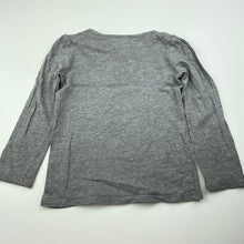 Load image into Gallery viewer, Girls Target, grey long sleeve t-shirt / top, rabbit, FUC, size 2,  