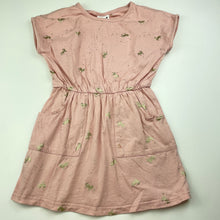 Load image into Gallery viewer, Girls Cotton On, cotton casual dress, unicorns, marks front skirt, FUC, size 4, L: 52cm