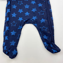 Load image into Gallery viewer, Boys Dymples, navy cotton coverall / romper, GUC, size 000,  