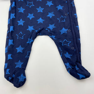 Boys Dymples, navy cotton coverall / romper, GUC, size 000,  