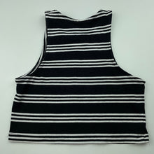 Load image into Gallery viewer, Girls Mango, black &amp; white cropped top, GUC, size 10,  