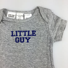 Load image into Gallery viewer, Boys Carter&#39;s, grey soft cotton romper / bodysuit, EUC, size 000