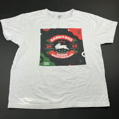 unisex Sportage Australia, cotton t-shirt / top, Rabbitohs dance, GUC, size 14,  