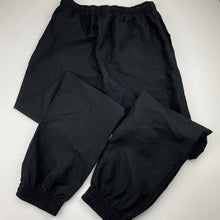 Load image into Gallery viewer, Boys Target, lightweight school track pants, elasticated, Inside leg: 70cm, EUC, size 16,  