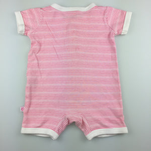 Girls Marquise, cotton stripe romper / playsuit, EUC, size 000