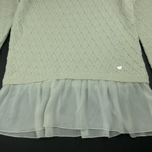 Load image into Gallery viewer, Girls Target, cream knitted sweater / jumper, EUC, size 14,  