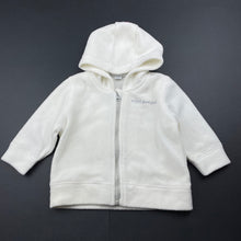Load image into Gallery viewer, unisex Pumpkin Patch, cream fleece zip hoodie sweater, GUC, size 00,  