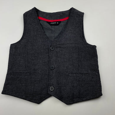 Boys Peter Morrissey, cotton waistcoat / vest, EUC, size 4,  