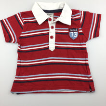 Load image into Gallery viewer, Boys Dymples, red cotton polo shirt / tee, GUC, size 00