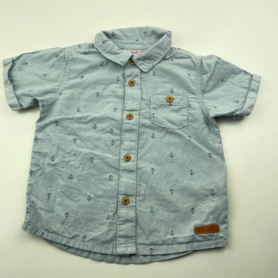 Boys Sprout, lightweight cotton short sleeve shirt, FUC, size 1,  
