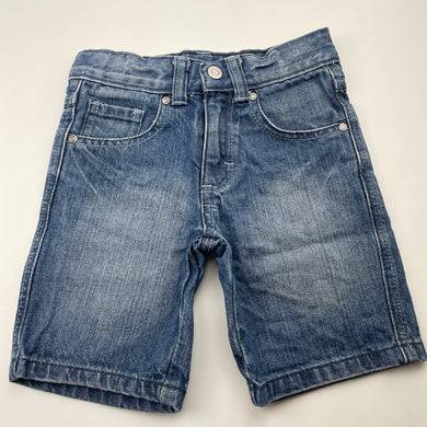Boys Target, blue denim jean shorts, adjustable, GUC, size 3,  