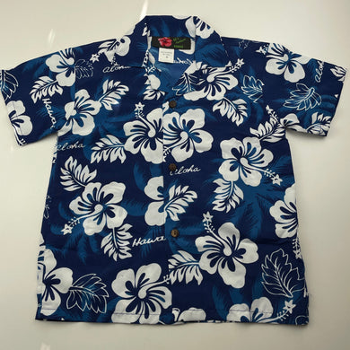 Boys Ali'i Fashions, authentic Hawaiian short sleeve shirt, EUC, size 4,  