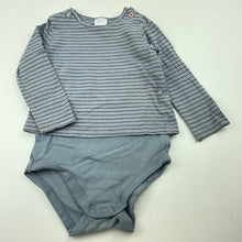 Load image into Gallery viewer, Boys Anko, grey stretchy romper, FUC, size 0,  